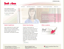 Tablet Screenshot of interim-health.com